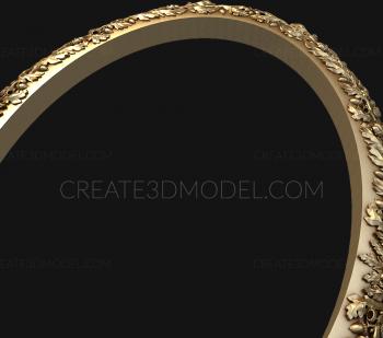 Round frame (RK_0292) 3D model for CNC machine